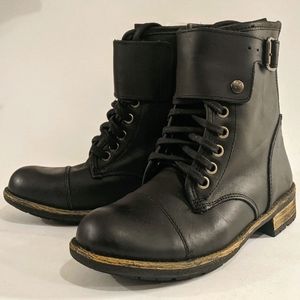 *NEW* CD Leather Moto/ combat boots